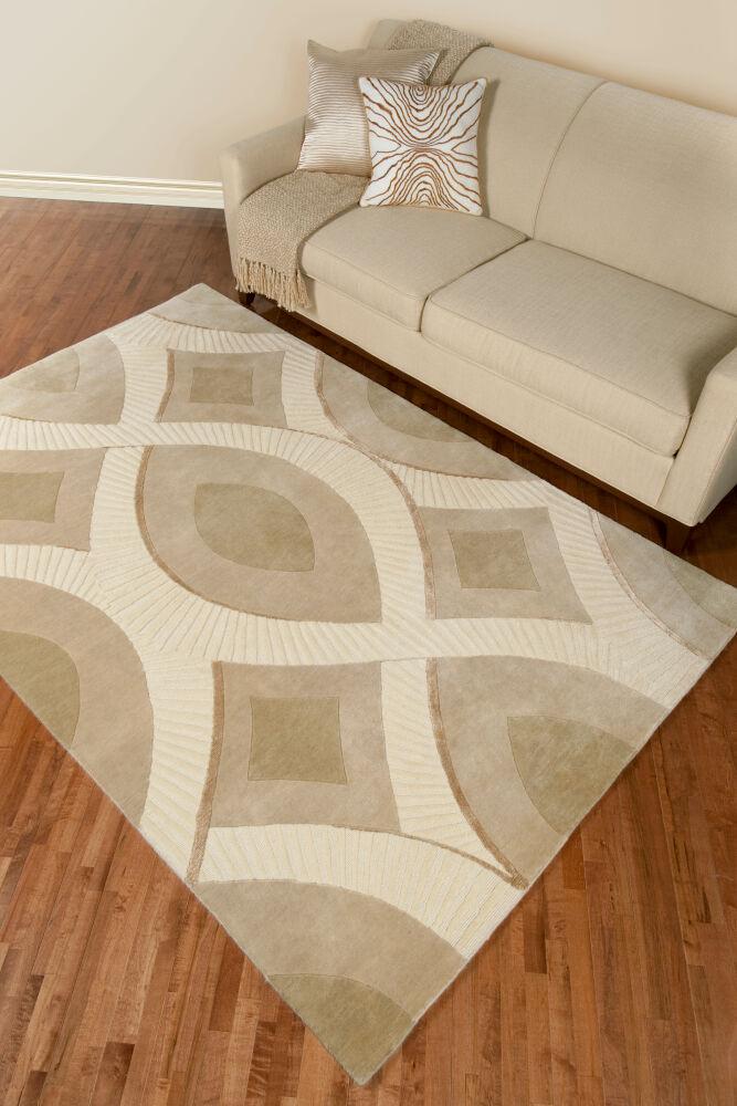 Surya Decadent DCT-6501 Ivory;Light Brown;Tan 2' x 3' Rug