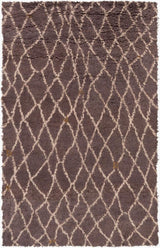 Surya Denali DEN-5005 Light Gray;Plum 5' x 8' Rug