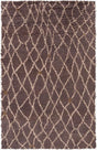 Surya Denali DEN-5005 Light Gray;Plum 5' x 8' Rug