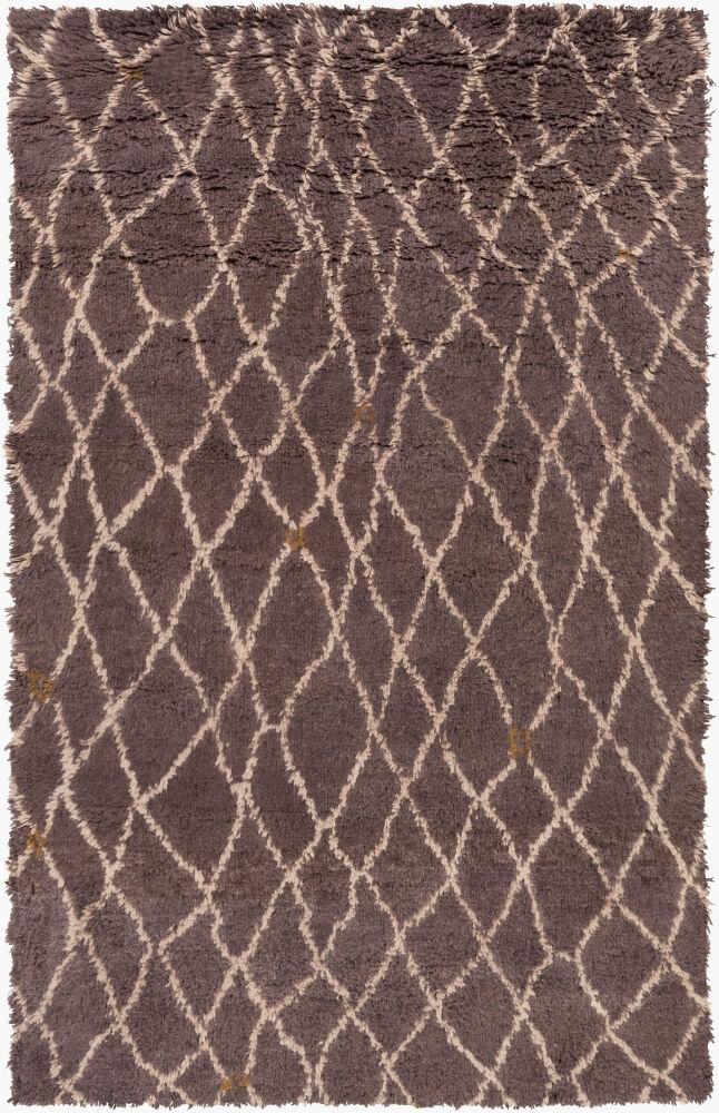 Surya Denali DEN-5005 Light Gray;Plum 2' x 3' Rug