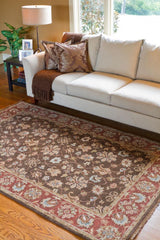 Surya Estate EST-10506 Beige;Brown;Dark Brown;Dusty Sage;Light Brown;Mustard;Rust 2' x 3' Rug