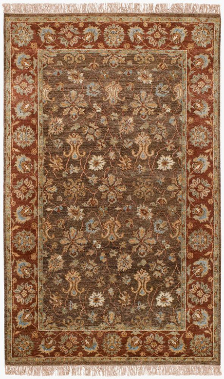 Surya Estate EST-10506 Beige;Brown;Dark Brown;Dusty Sage;Light Brown;Mustard;Rust 8' x 11' Rug