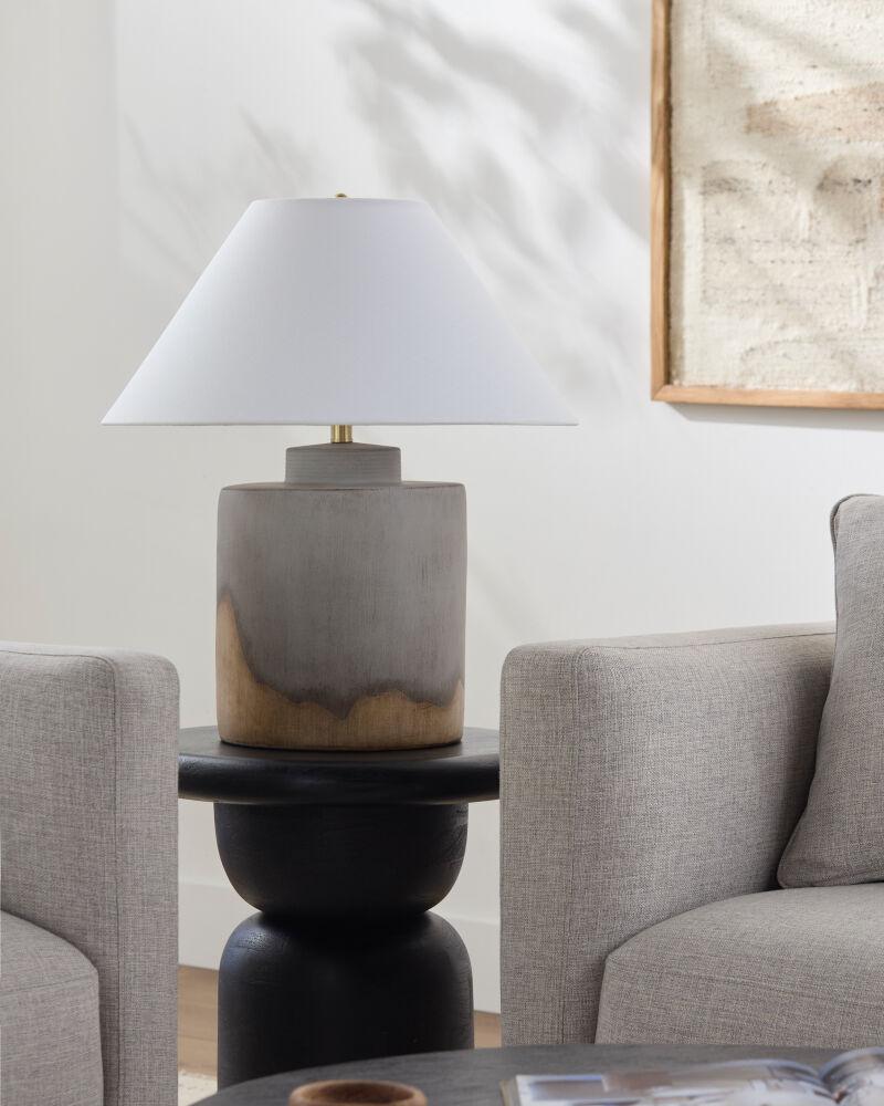 Surya Furbara FBR-001 27"H x 22"W x 22"D Table Lighting