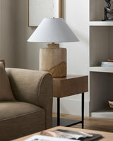 Surya Furbara FBR-002 27"H x 22"W x 22"D Table Lighting