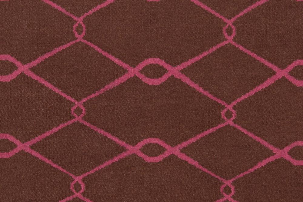 Surya Fallon FAL-1051 Dark Brown;Magenta 8' x 11' Rug