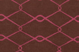 Surya Fallon FAL-1051 Dark Brown;Magenta 8' x 11' Rug