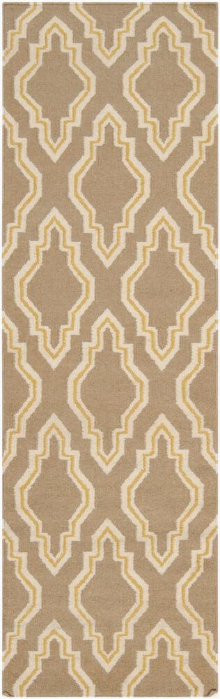 Surya Fallon FAL-1043 Cream;Light Brown;Mustard 2' x 3' Rug