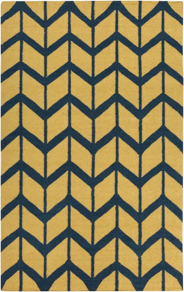 Surya Fallon FAL-1090 Dark Blue;Olive 5' x 8' Rug