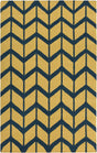 Surya Fallon FAL-1090 Dark Blue;Olive 5' x 8' Rug
