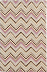 Surya Frontier FT-304 Charcoal;Lavender;Light Beige;Tan 5' x 8' Rug
