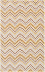 Surya Frontier FT-305 Charcoal;Light Beige;Pale Blue;Tan 2'6" x 8' Rug