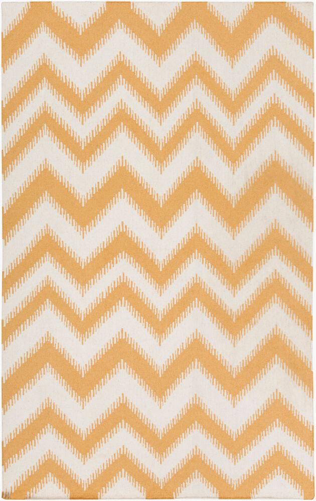 Surya Frontier FT-518 Light Beige;Mustard 2'6" x 8' Rug
