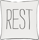 Surya Glyph GLYP-7088 18"H x 18"W Pillow Cover