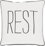 Surya Glyph GLYP-7088 18"H x 18"W Pillow Cover