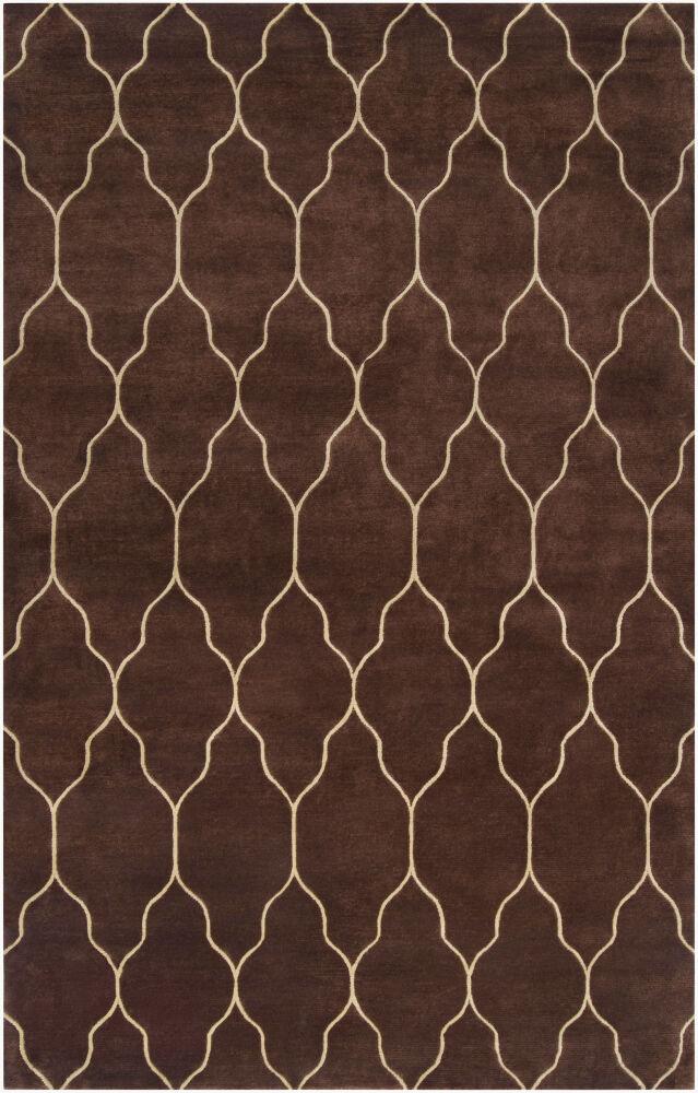 Surya Gates GAT-1000 Dark Brown;Light Brown 8' x 11' Rug