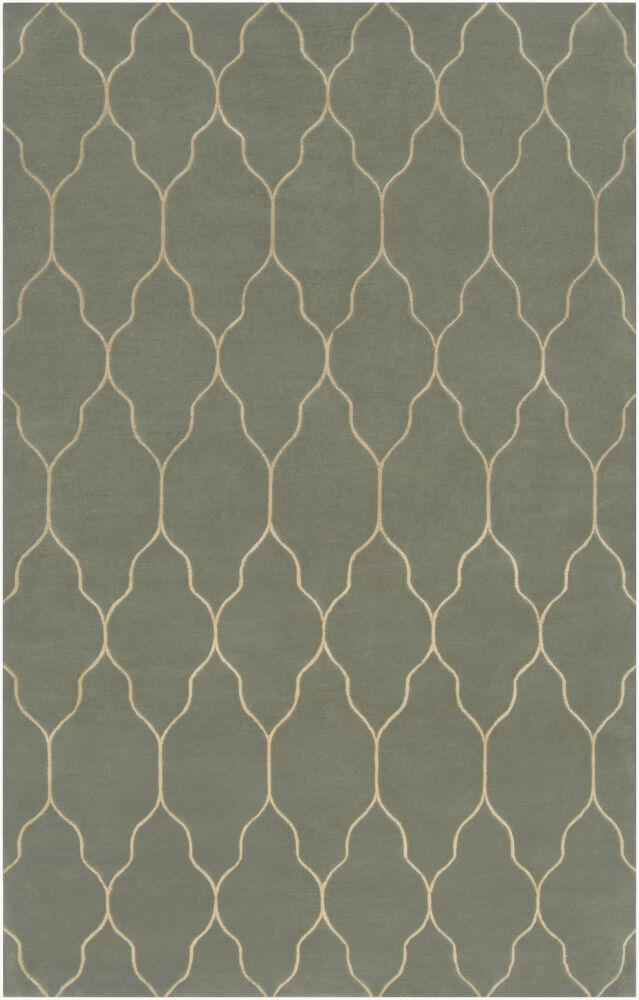 Surya Gates GAT-1004 Medium Gray;Tan 2' x 3' Rug