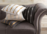 Surya Graphic Stripe GS-004 18"L x 18"W Pillow