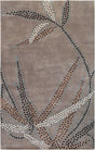 Surya Heritage HTG-1004 Black;Brown;Charcoal;Gray;Wheat 2' x 3' Rug
