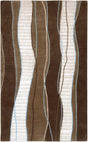 Surya Mugal IN-8072 Dark Brown;Sage 2'6" x 10' Rug
