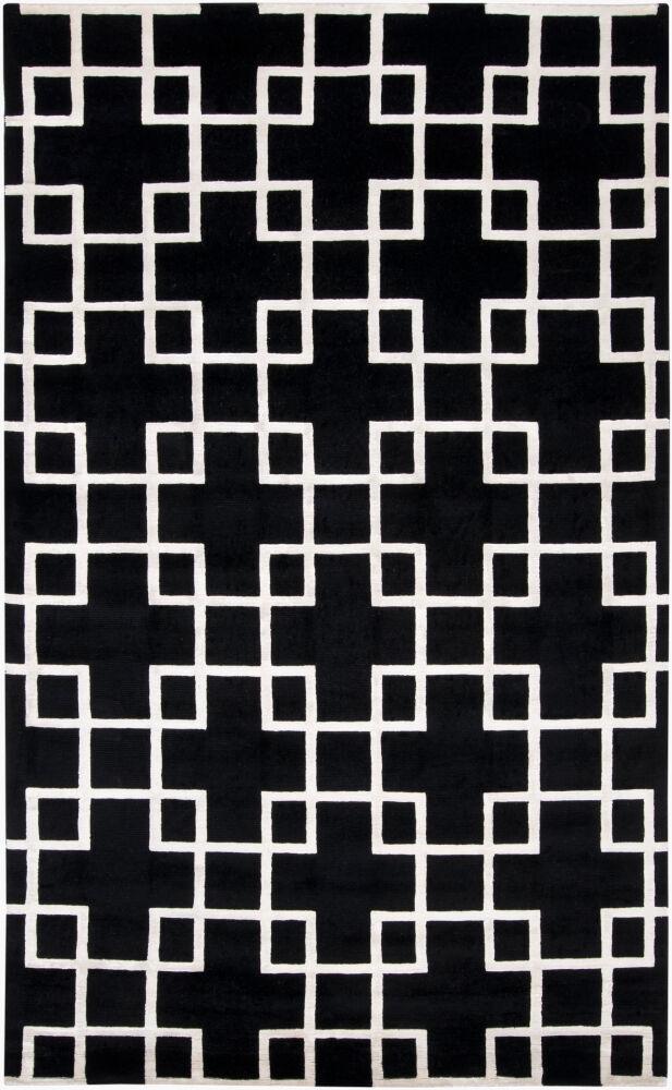 Surya Mugal IN-8594 Black;White 2' x 3' Rug