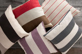 Surya Simple Stripe JS-011 22"H x 22"W Pillow Kit