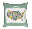 Surya Jetset JT-015 18"H x 18"W Pillow Cover