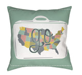 Surya Jetset JT-015 18"H x 18"W Pillow Cover