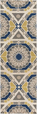 Surya Kaleidoscope KAL-8003 Ivory;Light Gray;Navy;Tan 2' x 3' Rug