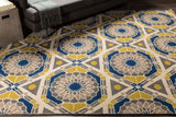 Surya Kaleidoscope KAL-8003 Ivory;Light Gray;Navy;Tan 2' x 3' Rug