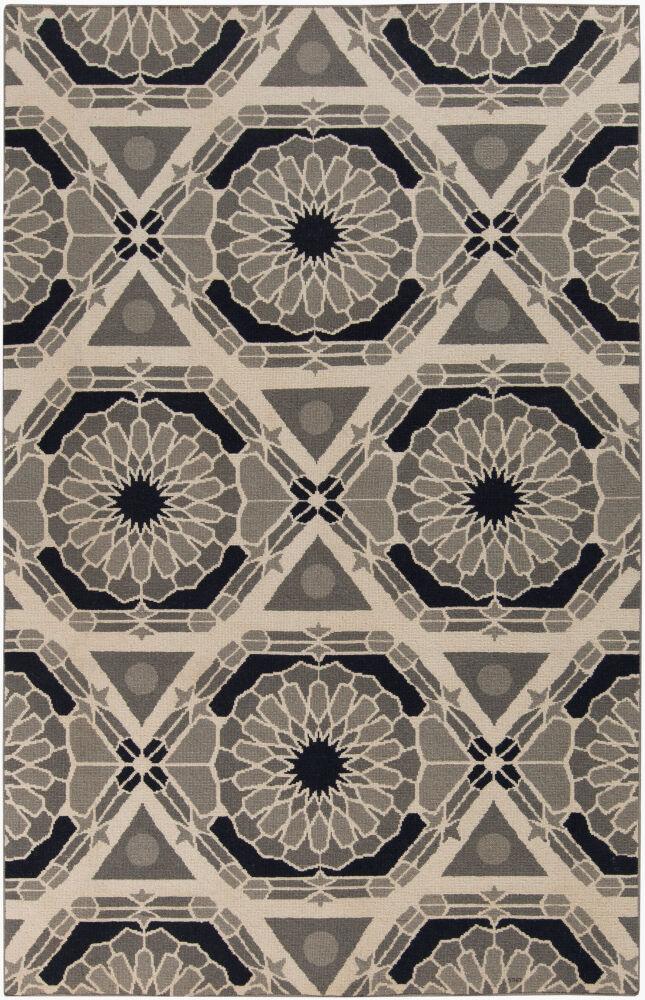 Surya Kaleidoscope KAL-8004 Beige;Charcoal;Gray;Navy 8' x 11' Rug