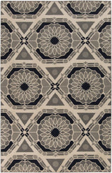 Surya Kaleidoscope KAL-8004 Beige;Charcoal;Gray;Navy 8' x 11' Rug