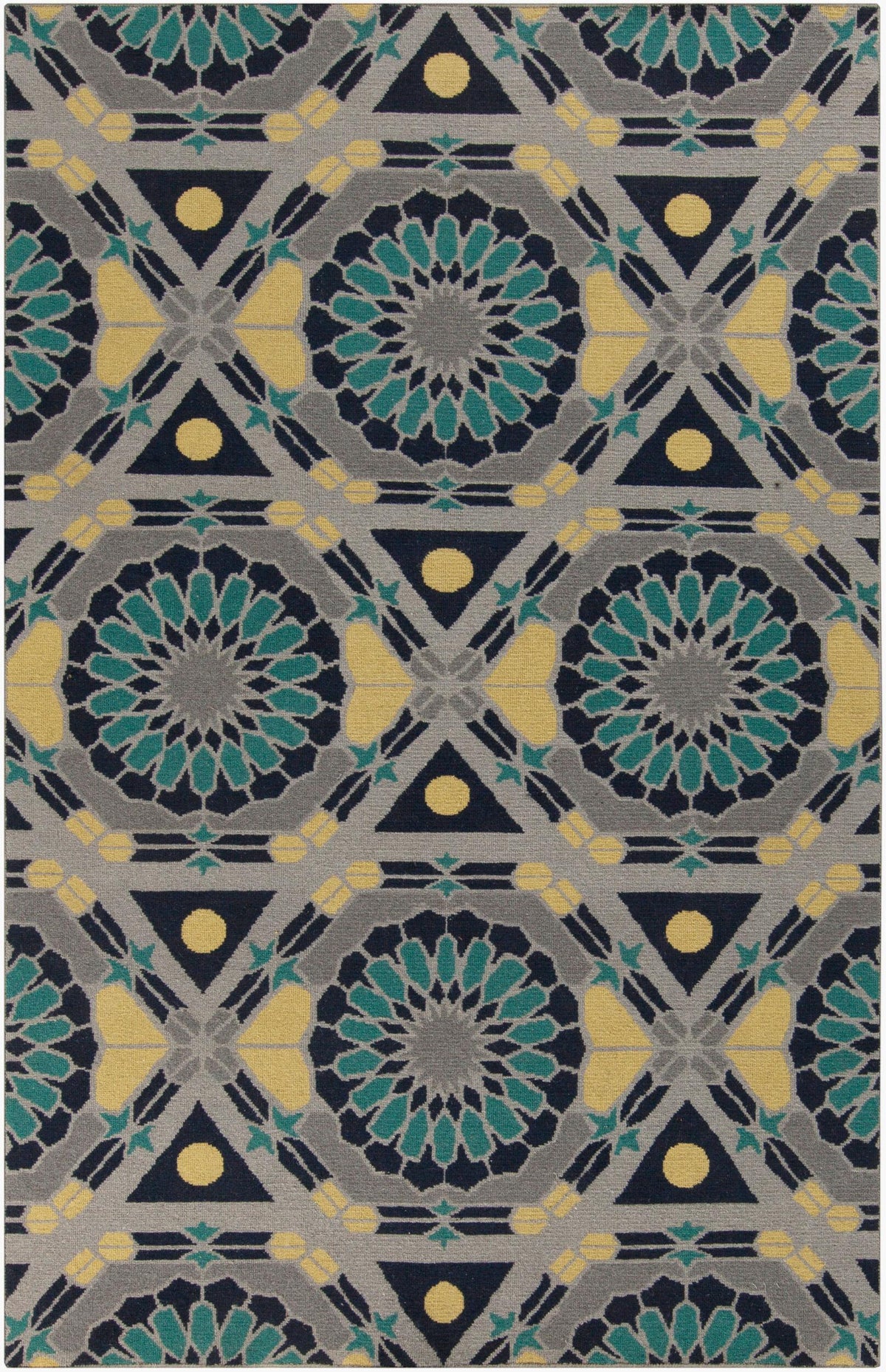 Surya Kaleidoscope KAL-8005 2'6" x 8' Handmade Rug