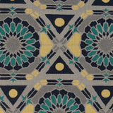 Surya Kaleidoscope KAL-8005 Gray;Medium Green;Navy;Tan 5' x 8' Rug
