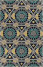 Surya Kaleidoscope KAL-8005 Gray;Medium Green;Navy;Tan 8' x 11' Rug