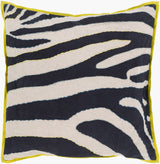 Surya Zebra LD-042 22"H x 22"W Pillow Cover