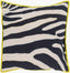 Surya Zebra LD-042 22"H x 22"W Pillow Cover
