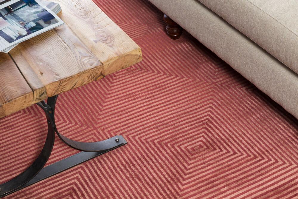 Surya Luminous LMN-3006 Burgandy;Rose 2'6" x 10' Rug