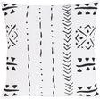Surya Mud Cloth MDC-001 18"H x 18"W Pillow Kit