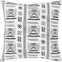 Surya Mud Cloth MDC-005 18"H x 18"W Pillow Kit