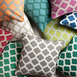 Surya Morrocan Printed Lattice MPL-003 22"H x 22"W Pillow Kit