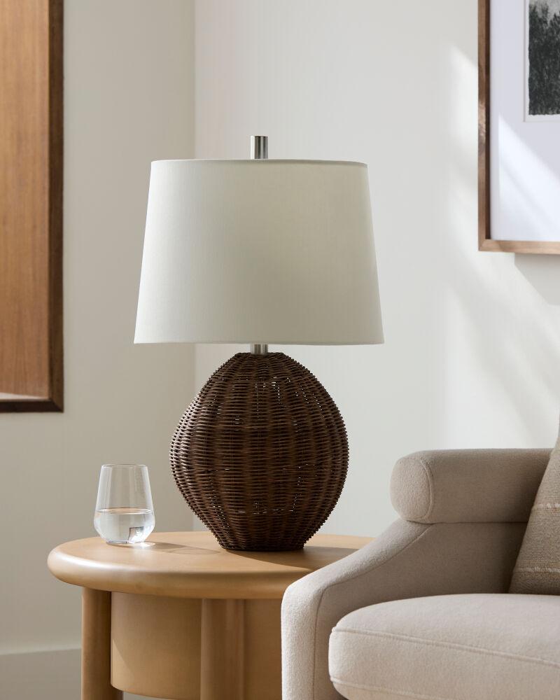 Surya Nagua NAG-001 23"H x 14"W x 14"D Table Lighting