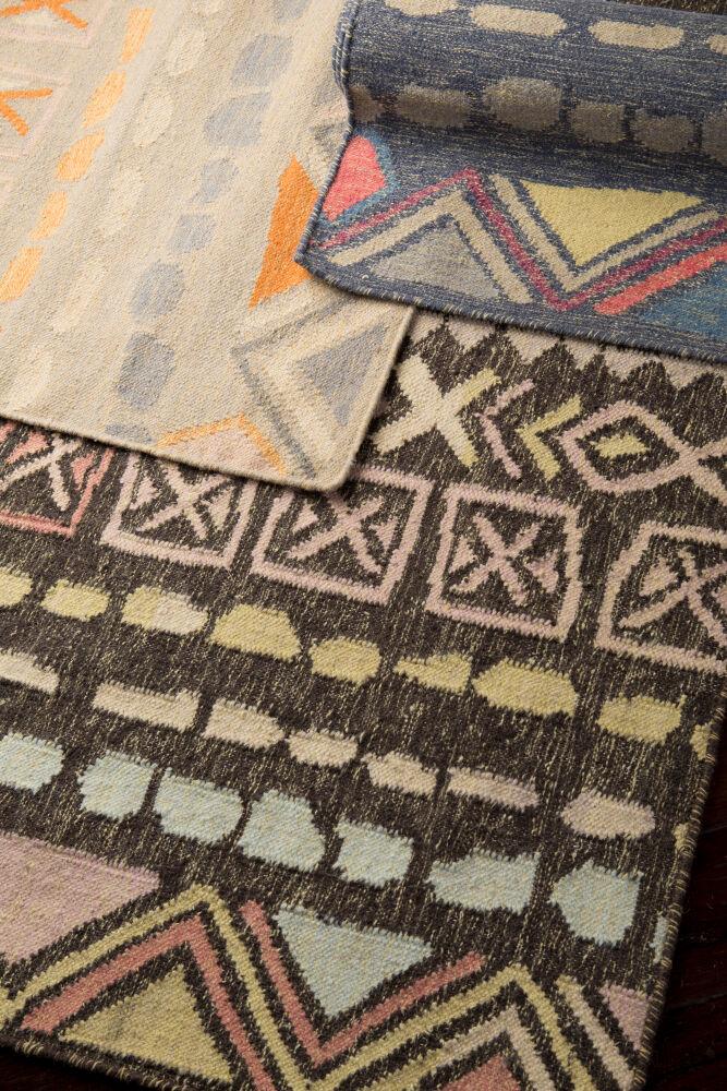 Surya Nomad NOD-104 Beige;Dusty Sage;Light Gray;Mustard;Orange;Wheat 2' x 3' Rug