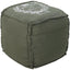 Surya Bonjour POUF-57 18"H x 18"W x 18"D Pouf