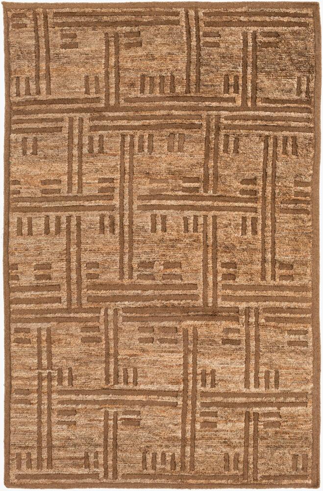 Surya Papyrus PPY-4900 Dark Brown;Medium Brown 3'3" x 5'3" Rug