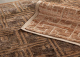 Surya Papyrus PPY-4900 Dark Brown;Medium Brown 3'3" x 5'3" Rug