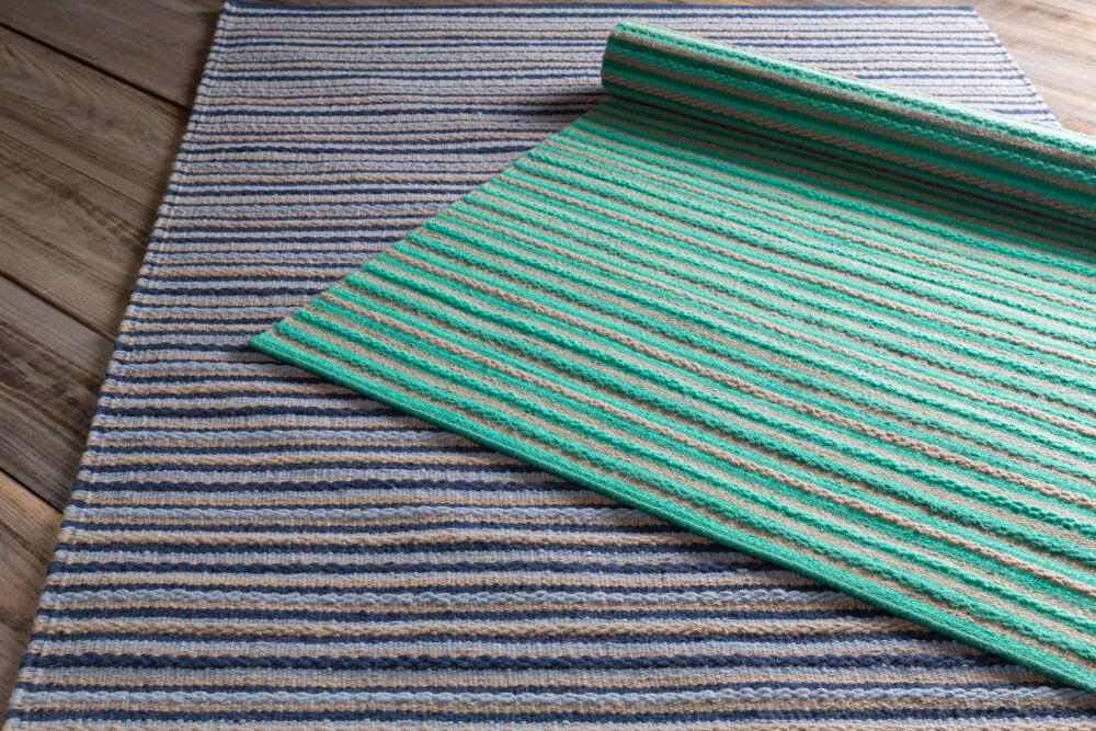Surya Ravena RVN-3132 Aqua;Medium Gray;Seafoam 3'3" x 5'3" Rug