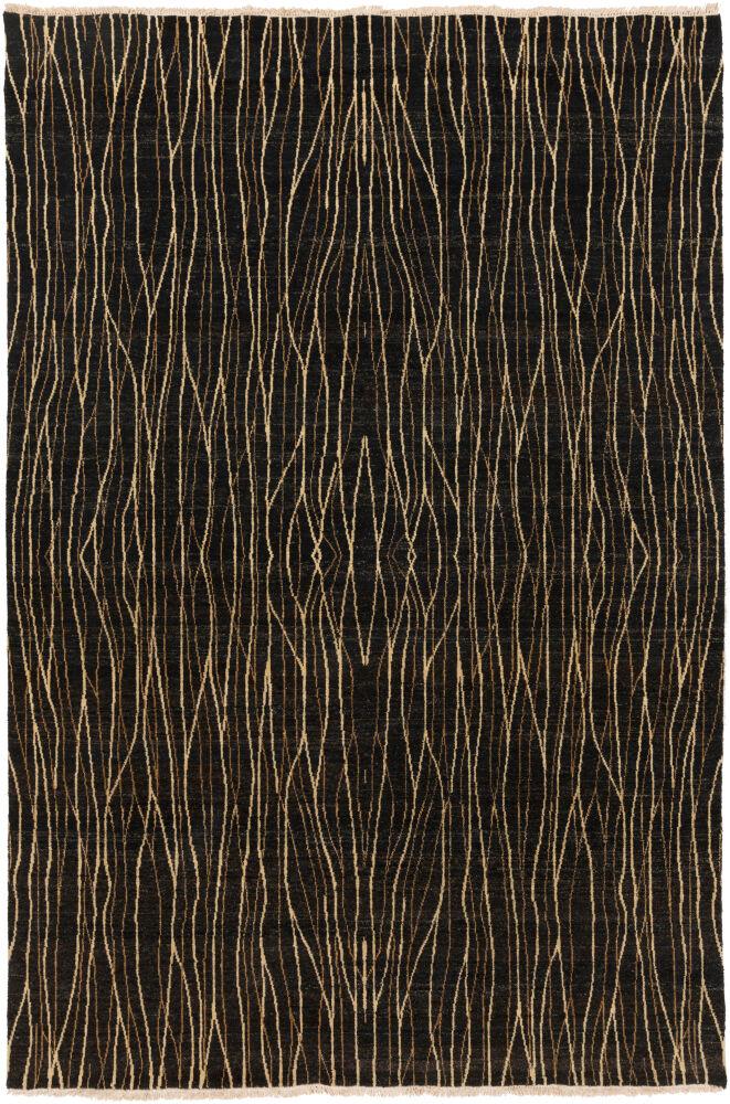 Surya Scarlet SCL-1002 Black;Mustard;Wheat 6' x 9' Rug