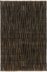 Surya Scarlet SCL-1002 Black;Mustard;Wheat 6' x 9' Rug