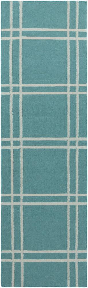 Surya Sheffield Market SFM-8004 Deep Teal;Pale Blue 2' x 3' Rug