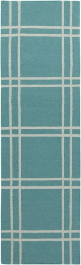 Surya Sheffield Market SFM-8004 Deep Teal;Pale Blue 2' x 3' Rug
